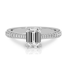 Anello con diamanti - , in