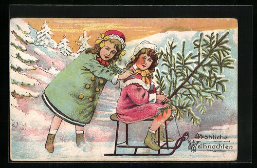 Cartolina buon natale - natale,, le