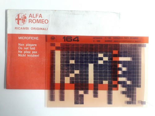 Microfiche alfa romeo 164 - ,