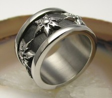 Anello uomo acciaio inox - acciaio,
