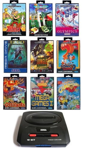 Console sega mega - console,