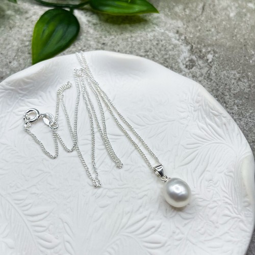 Collana perle argento - , sterling