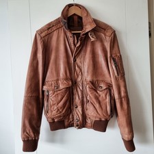 Giubbotto Bomber Uomo Pelle