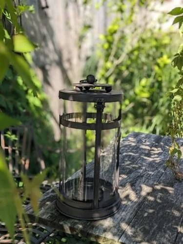 Lanterna cilindro vetro luce - vetro,
