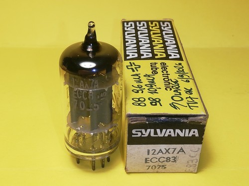 Tube 12ax7a sylvania nos - x,