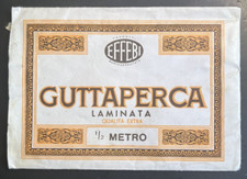 vintage antica Guttaperca laminata gommalacca qualità extra 0,5 metri 1/2 EFFEBI