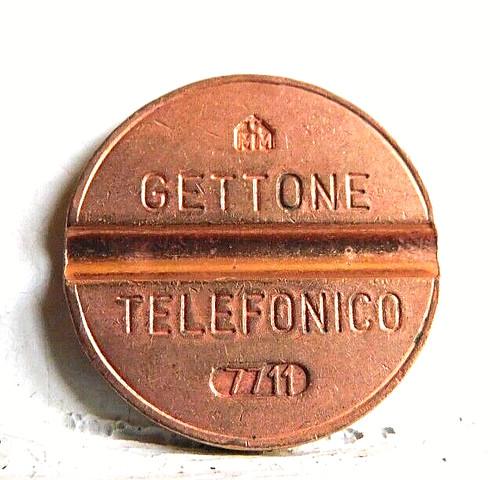Gettone telefonico zecca cmm - telefonico,