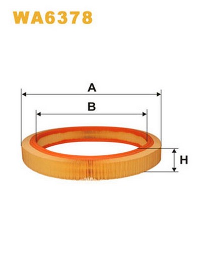 Wa6378 filtro aria per - wa6378,
