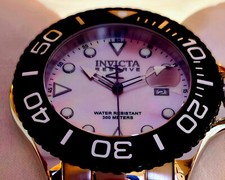 INVICTA RESERVE SWISS GRAND DIVER RARO QUADRANTE ROSA MOP (SPLENDIDO) 300 METRI CON R