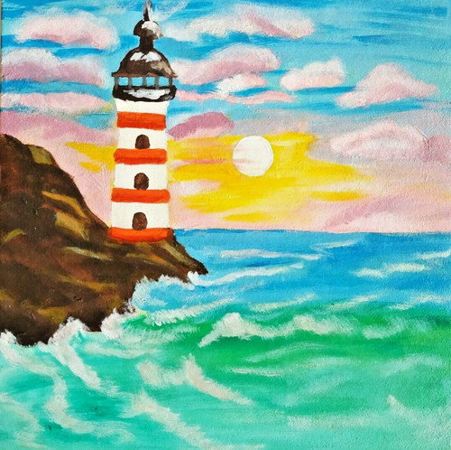 Faro paesaggio marino - paesaggio,