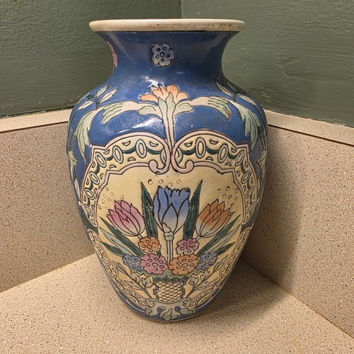 Wbi vaso cinese urna blu - wbi, 6"