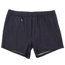 Slip costume da bagno Zilli nero tessuto elasticizzato taglio corto 3XL (da 39" a 41") nuovo con etichetta