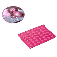 Silikomart Tappeto silicone 42 macarons macaron mat cuore MAC03 - Rotex