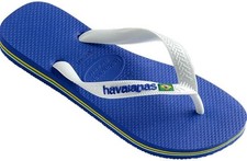 Havaianas Brasil Logo, Infradito Unisex-Bambini e Ragazzi Azul Naval