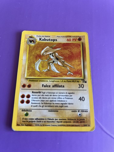 Carta pokemon prima edizione - carta,