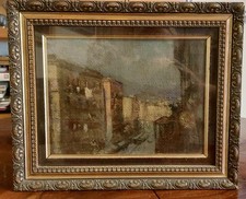 Vecchio dipinto olio primi novecento, Gennaro Villani? 