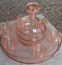 Set liquore vintage in vetro