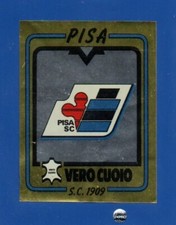 FIGURINA CALCIATORI PANINI 1983/84 N.202 PISA SCUDETTO REC/REMOVED