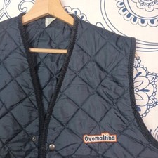 COMMERCIAL PROMO COLLECTIBLES OVOMALTINA PADDED GILET IMBOTTITO FUNNY OUTFIT RAR