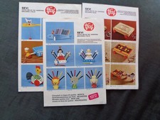 SEVI SELVA VAL GARDENA GIOCATTOLI IN LEGNO EPOCA LOTTO CATALOGHI ANNI '70