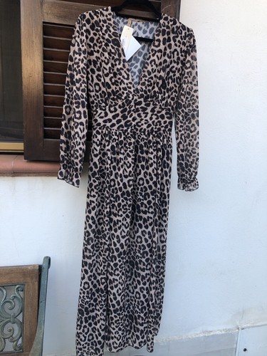 Abito leopardato estivo taglia