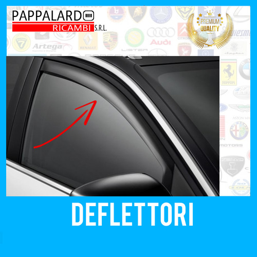 Deflettori aria per fiat 500 - deflettori,