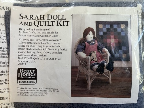 Kit bambola trapunta sarah - kit,