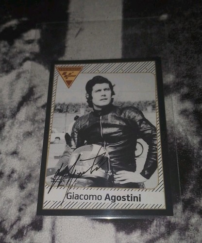 Autografo giacomo agostini - autografo,