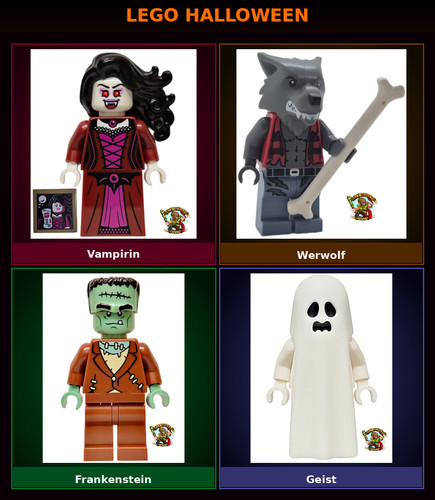 Lego minifigure mostro - minifigure,