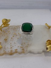 Anello In Argento 925 Smeraldo Verde 