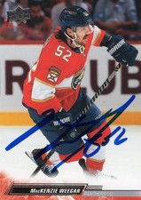 MacKenzie Weegar signed