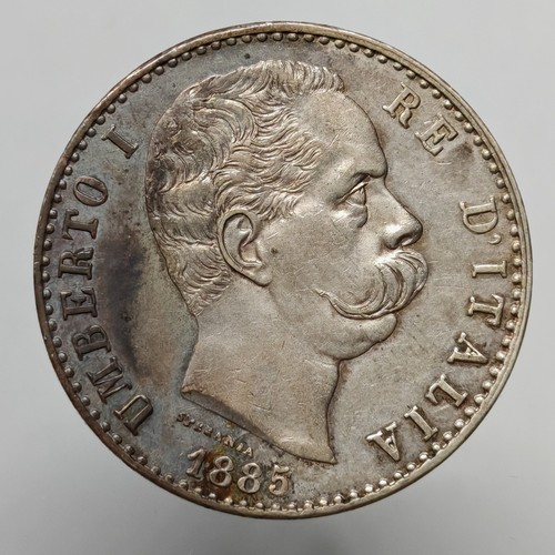 Lire 1885 raro - lire, spl+
