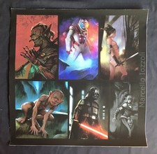 Stampa su Tela 6 disegni originali cm. 49,5 x 49,5 disegno artistico