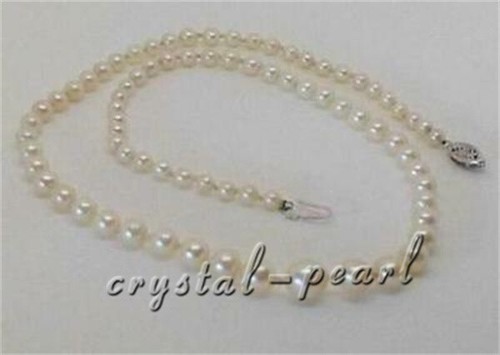 Collana perle bianche aaa - collana,