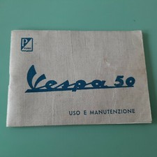Libretto uso manutenzione Vespa Piaggio originale 50 N L 1966 No Ulma
