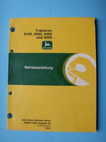 John deere manuale - manuale, uso