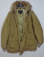 WOOLRICH ARTIC PARKA SABBIA MADE IN USA TAGLIA 2XL PIUMINO PARKA CON CAPPUCCIO