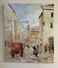 Grande dipinto olio su tela