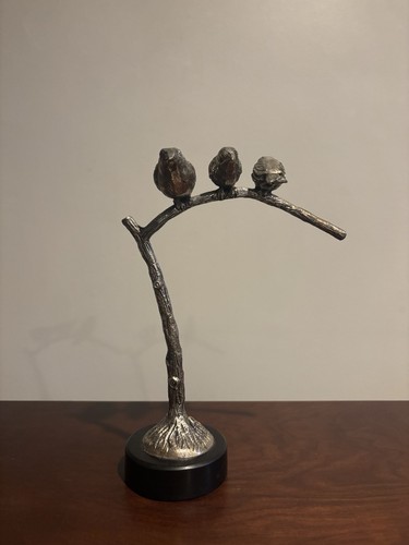 Scultura uccellini arto in - scultura, su