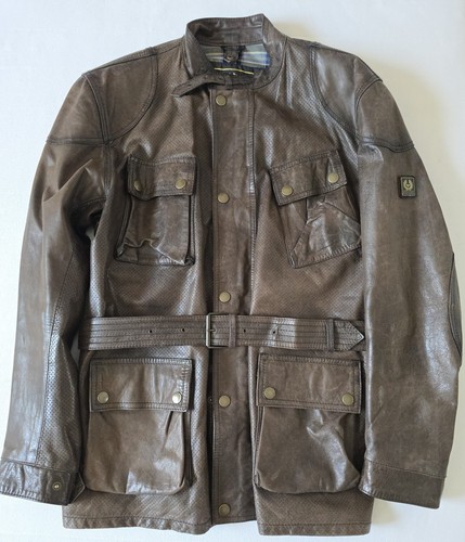 Giacca pelle belstaff - pelle,