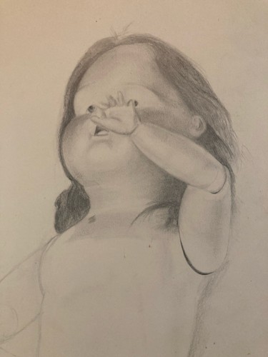 Drawing disegno matita 1980 - drawing,