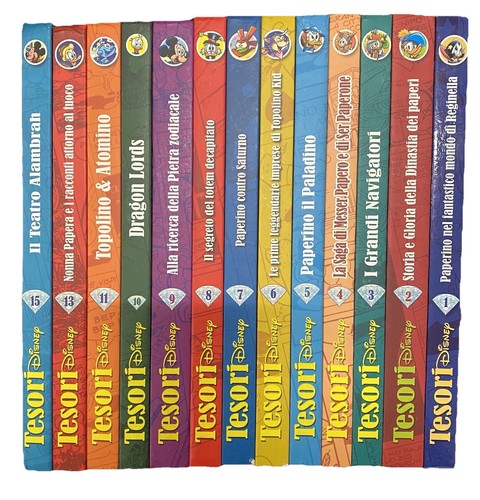 Tesori disney cartonati - tesori, 1-16