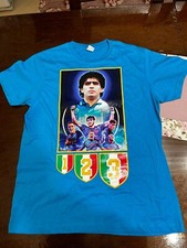 MAGLIETTA 1 NAPOLI DEL 3° SCUDETTO(RETRO GIOCATORI DEL NAPOLI OGGI)QUALSIASI TG.