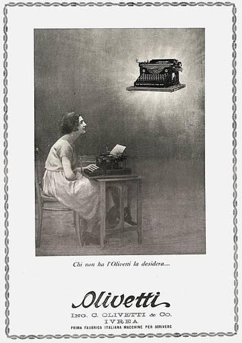 Pubblicita 1927 olivetti - 1927,