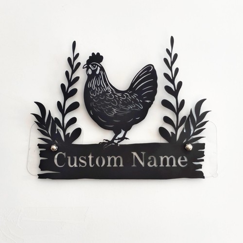 Insegna personalizzata pollaio - personalizzata,