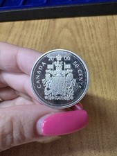 MONETA CANADA ELISABETTA II 50 CENTS 2000 9,3 gr ARGENTO 925 PR
