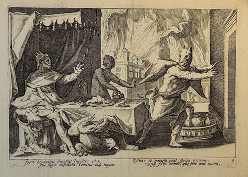 Hendrick goltzius lycaon - goltzius, "lycaon