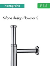 Sifone Design Hansgrohe Flowstar S Cromato.  1¼- 32