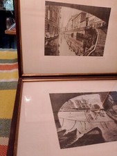 N.2 Stampe Su Cornice Legno