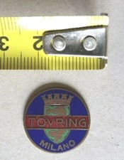 Touring fregio smaltato stemma bicicletta epoca anteguerra originale